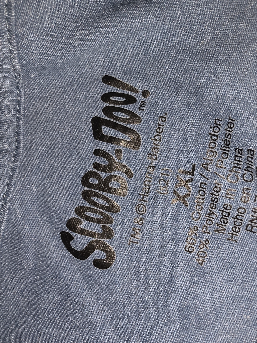 Scooby-Doo Graphic Tee in Slate Blue - Picture 2 of 2